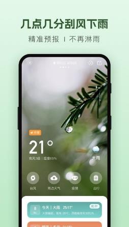 纯净天气预报手机软件app