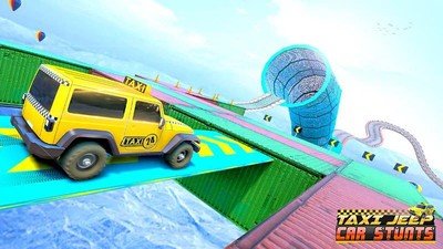 出租车坡道特技赛3D游戏截图