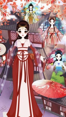 中国公主装扮游戏截图