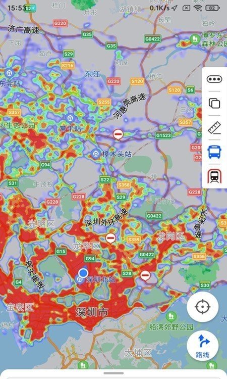 奥维卫星地图软件截图