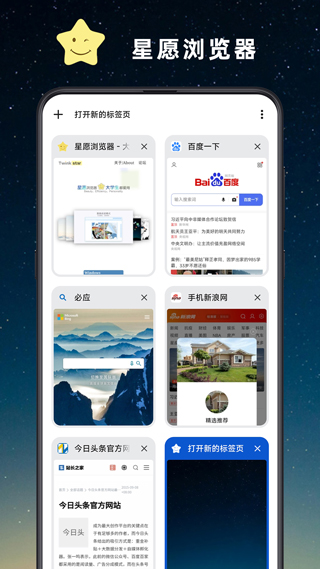 星愿浏览器软件截图