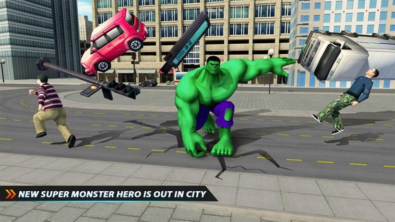 城市超级怪物英雄游戏截图