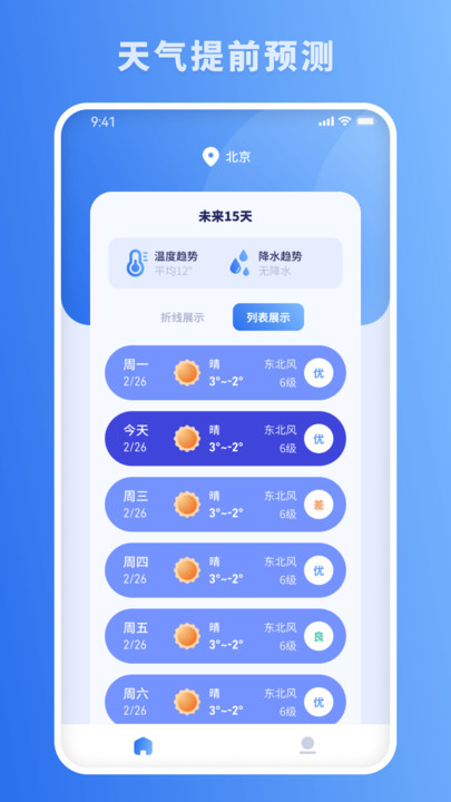 思念天气预报手机软件app