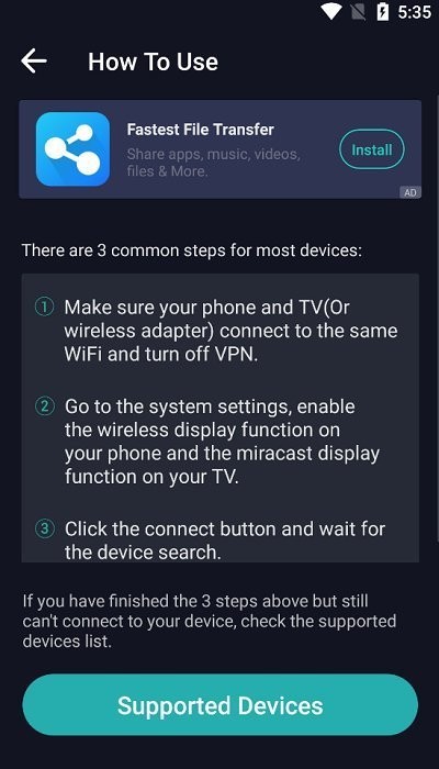 Screen Mirror软件截图