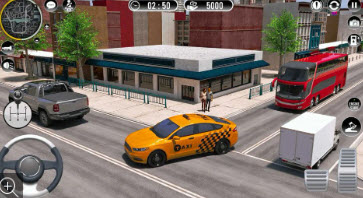 超级英雄出租车模拟器游戏截图