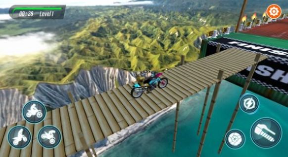 脚踏车特技3D游戏截图