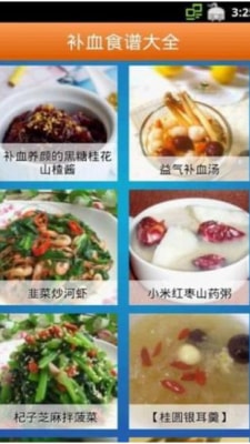 补血食谱大全软件截图