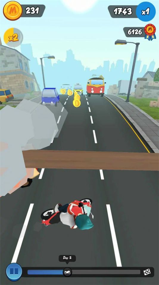无尽的摩托车驾驶游戏截图