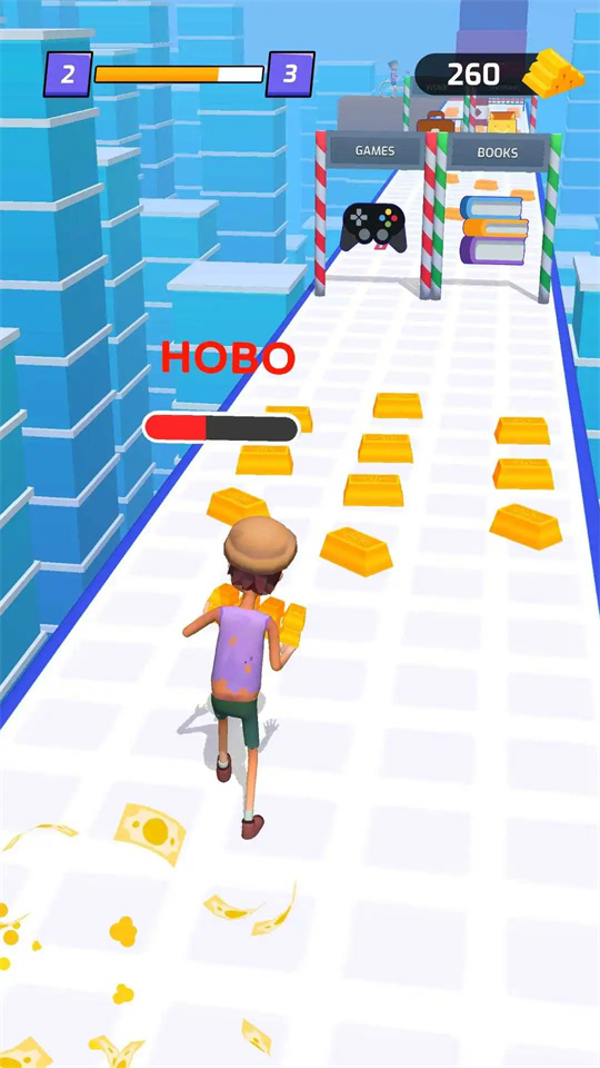 金钱奔跑3D手游app