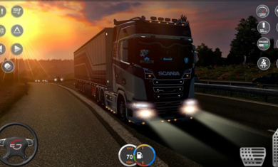 欧洲城市卡车模拟器游戏截图