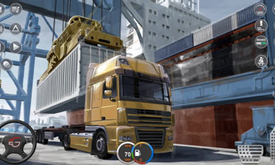 欧洲城市卡车模拟器游戏截图