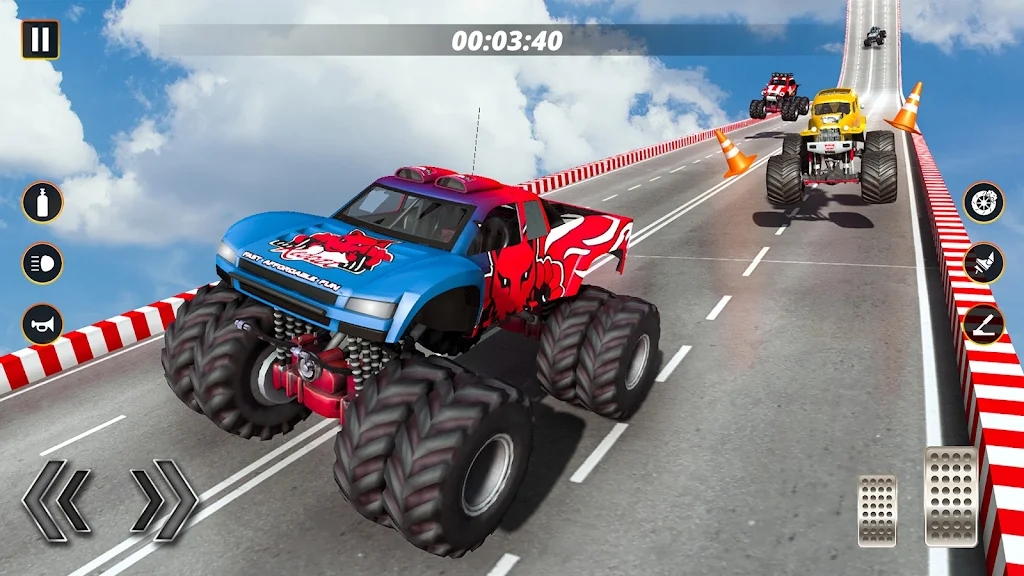 怪物卡车特技模拟器游戏截图