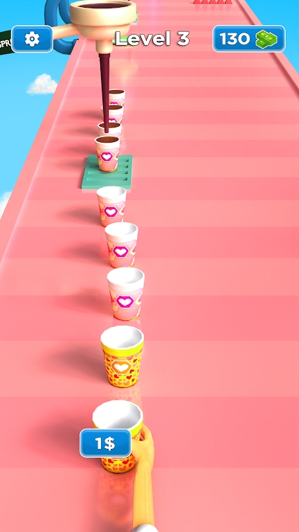 咖啡堆栈跑3D游戏截图