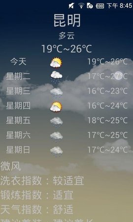 天气秘书手机软件app