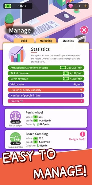 放置度假村大亨手游app