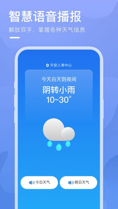 细雨天气软件截图