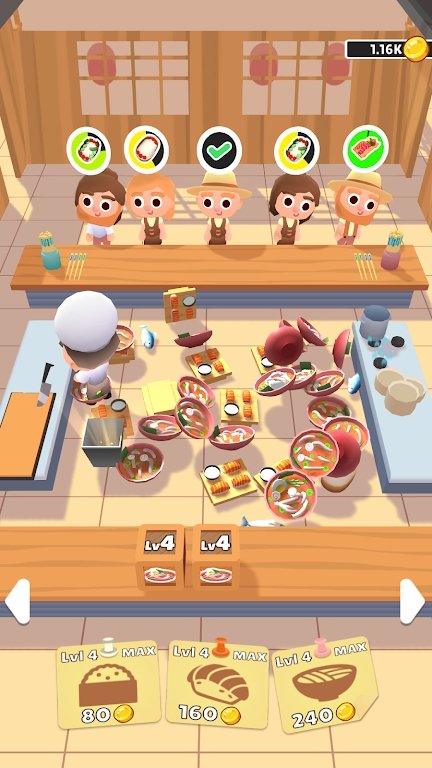 合并忙碌餐厅游戏截图