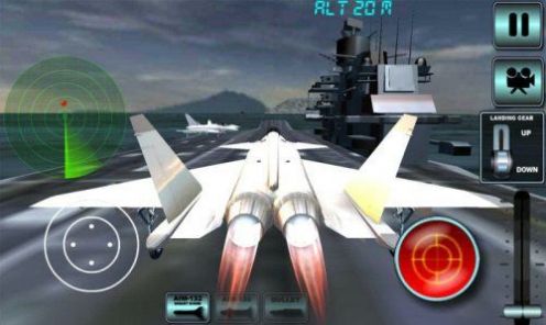 驾驶喷气式战斗机游戏截图