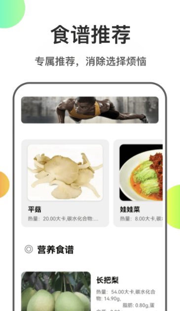 瘦身计划菜谱手机软件app