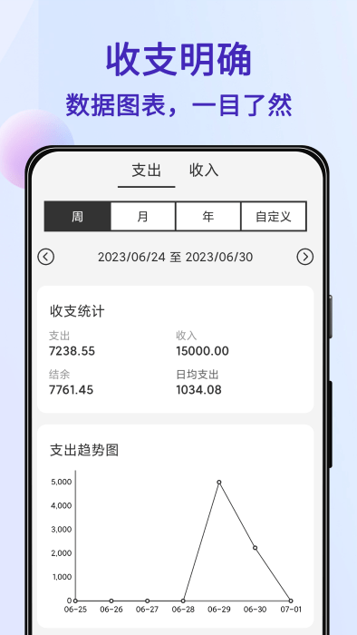 达达记账软件截图