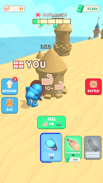 沙子城堡游戏截图