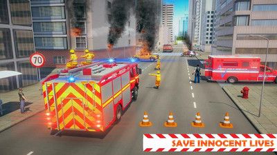 印尼消防车模拟器游戏截图
