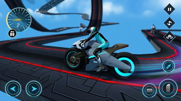 超级坡道摩托车比赛游戏截图