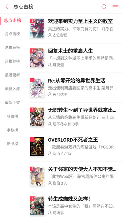 哔哩轻小说手机软件app