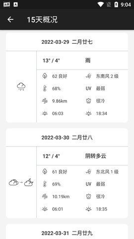 雨季天气手机软件app