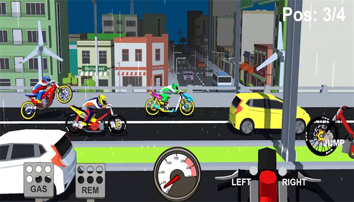 飙车摩托世界游戏截图