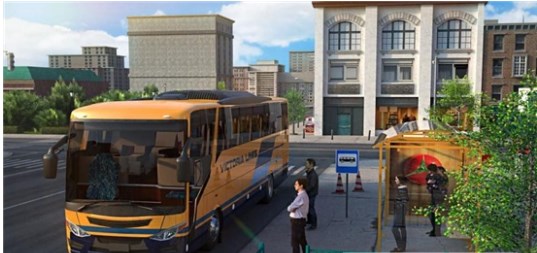 模拟公交车驾驶3D游戏截图