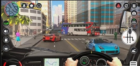 模拟公交车驾驶3D游戏截图