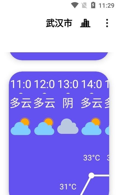 白云天气软件截图