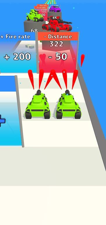 坦克进化跑3D游戏截图
