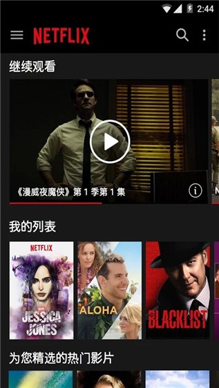 netflix软件截图