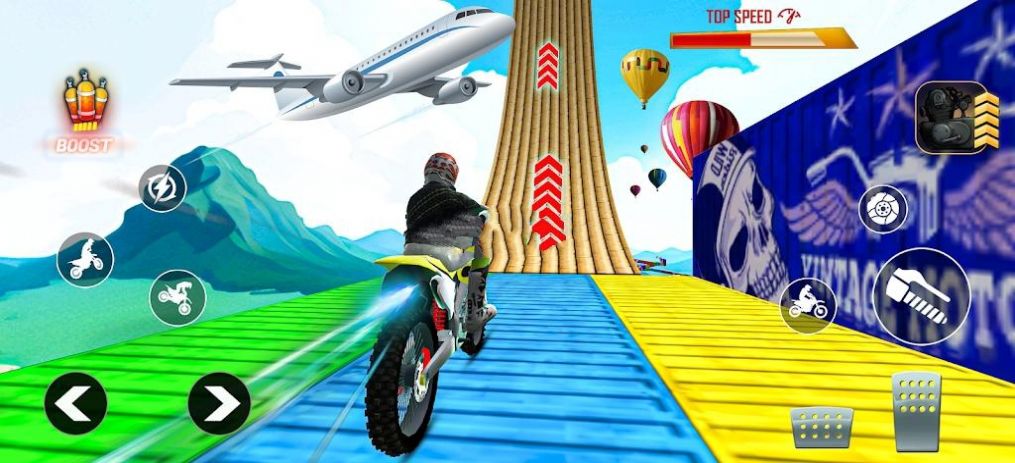 机器人摩托车竞速赛游戏截图