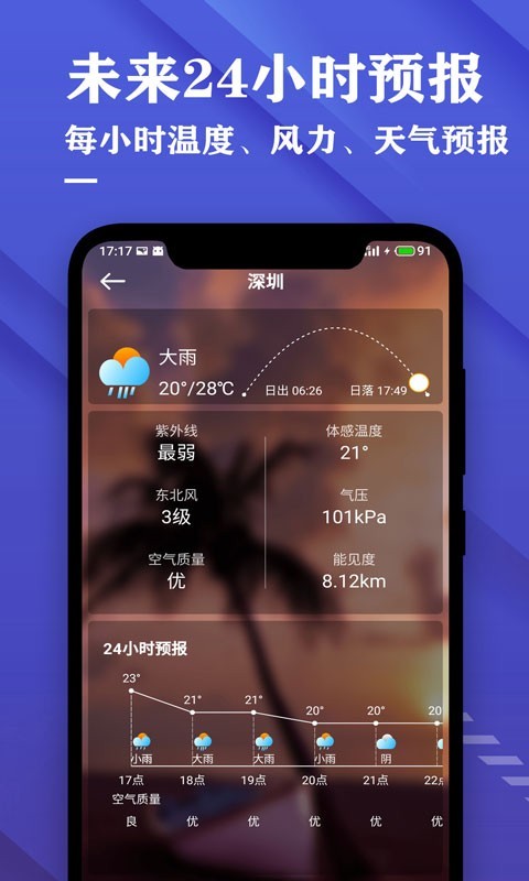 日历天气预报手机软件app