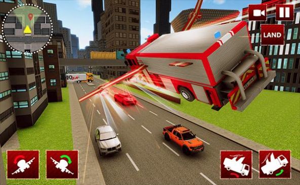 飞行消防卡车模拟器游戏截图