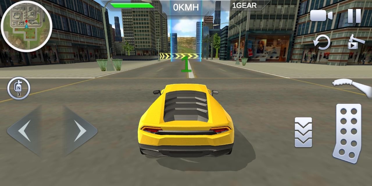 真实汽车驾驶模拟器游戏截图