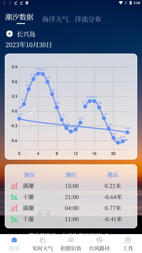 海洋天气通软件截图