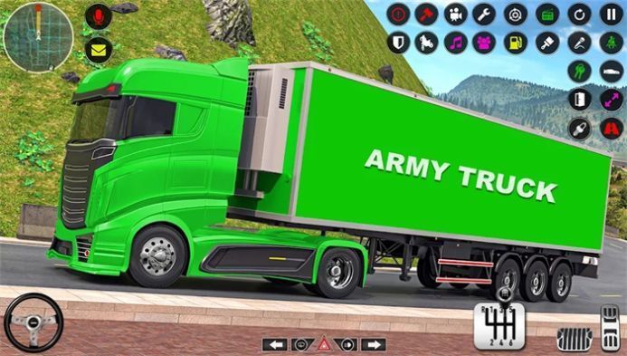 军用卡车运输模拟器手游app