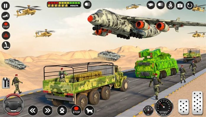 军用卡车运输模拟器游戏截图