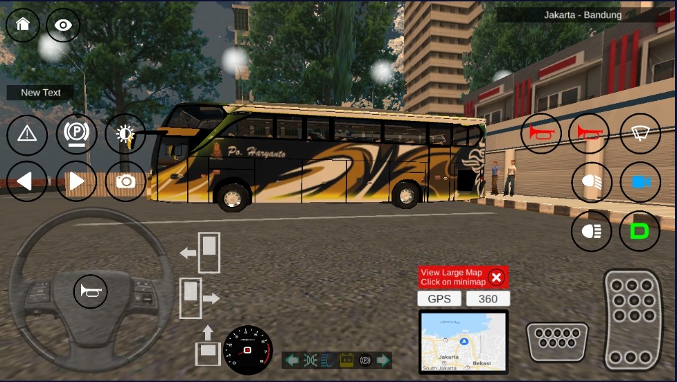 3D模拟公共汽车站游戏截图
