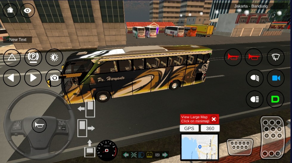 3D模拟公共汽车站游戏截图