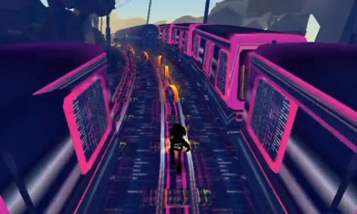 地铁跑酷乱码之城叶烸原创版游戏截图