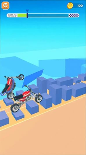 摩托车工艺竞赛游戏截图