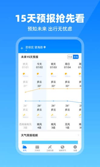 卫星云图天气预报手机软件app