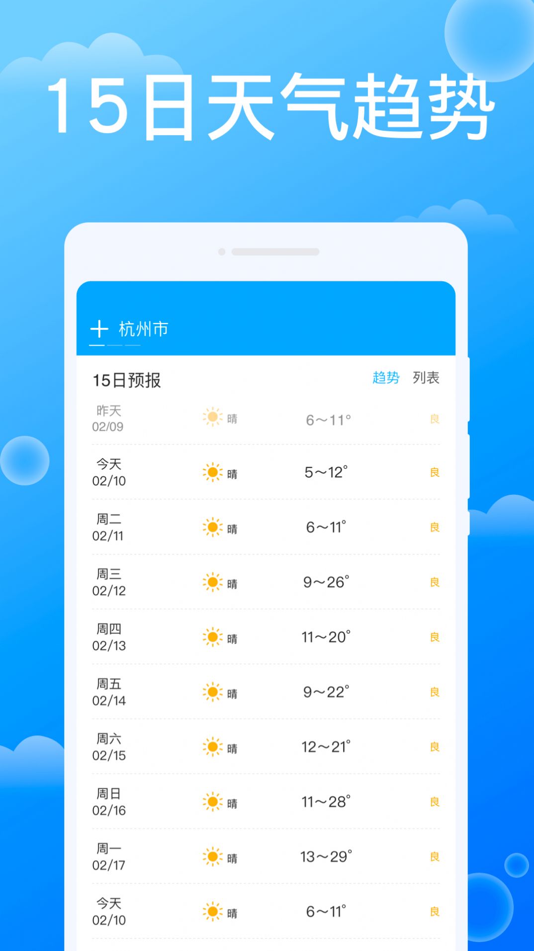 雷达天气手机软件app