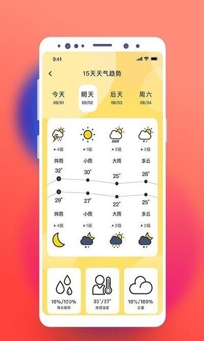 气象桌面天气手机软件app