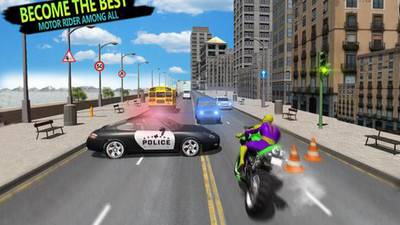 超级英雄特技摩托车赛游戏截图
